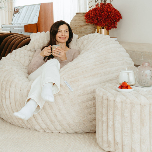 Cosy Cloud (L) ~ Taupe Ribbed (PRE-ORDER)