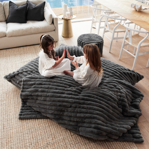 Covers & Blanket Bundle — Taupe Ribbed | Comfort Cloud