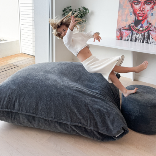 Crash Cloud Bundle - Gunmetal Grey Chenille [WAREHOUSE SALE]