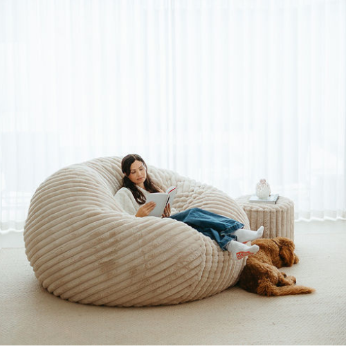 Cloud Cover ~ Taupe Ribbed