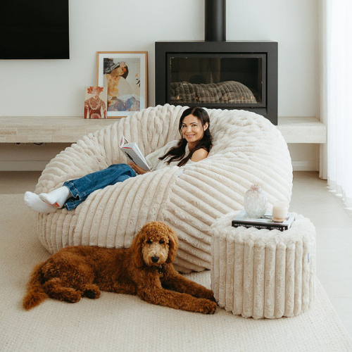 Haven Cloud (XL) ~ Taupe Ribbed