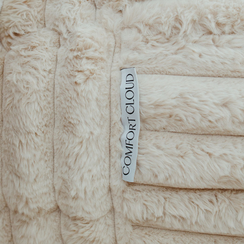 Crash Cloud Bundle ~ Taupe Ribbed Faux Fur