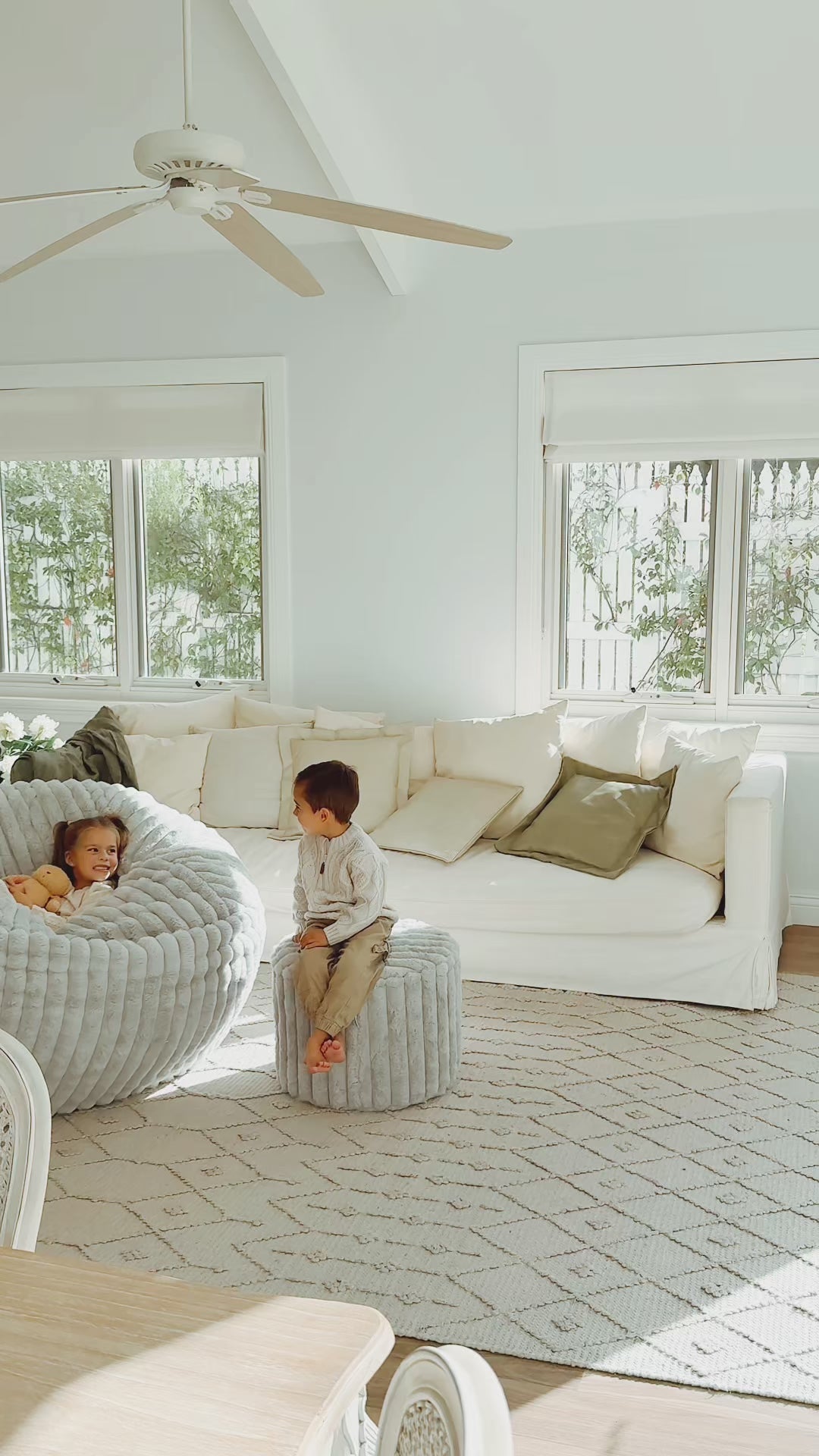 Cosy Cloud (L) ~ Grey Ribbed [PRE-ORDER ~ JUNE]